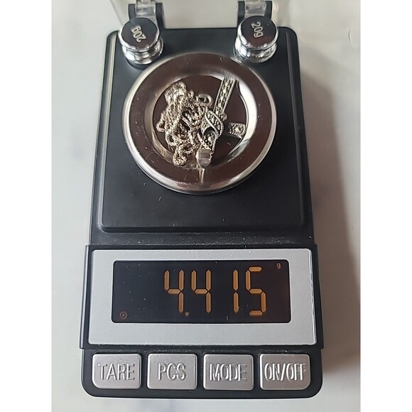 Italian 925 Sterling Silver Marcasite Cross Pendant Necklace Vintage, READ - Picture 10 of 10